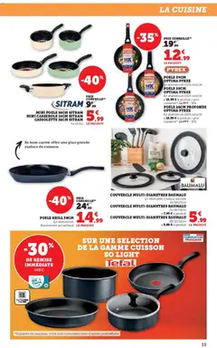Hyper U - Prévisualisation de Hyper U - La maison à prix bas valide à partir de 03.02.2026 | Page: 19 | Produits: Base, Poêle, Casserole, Tefal