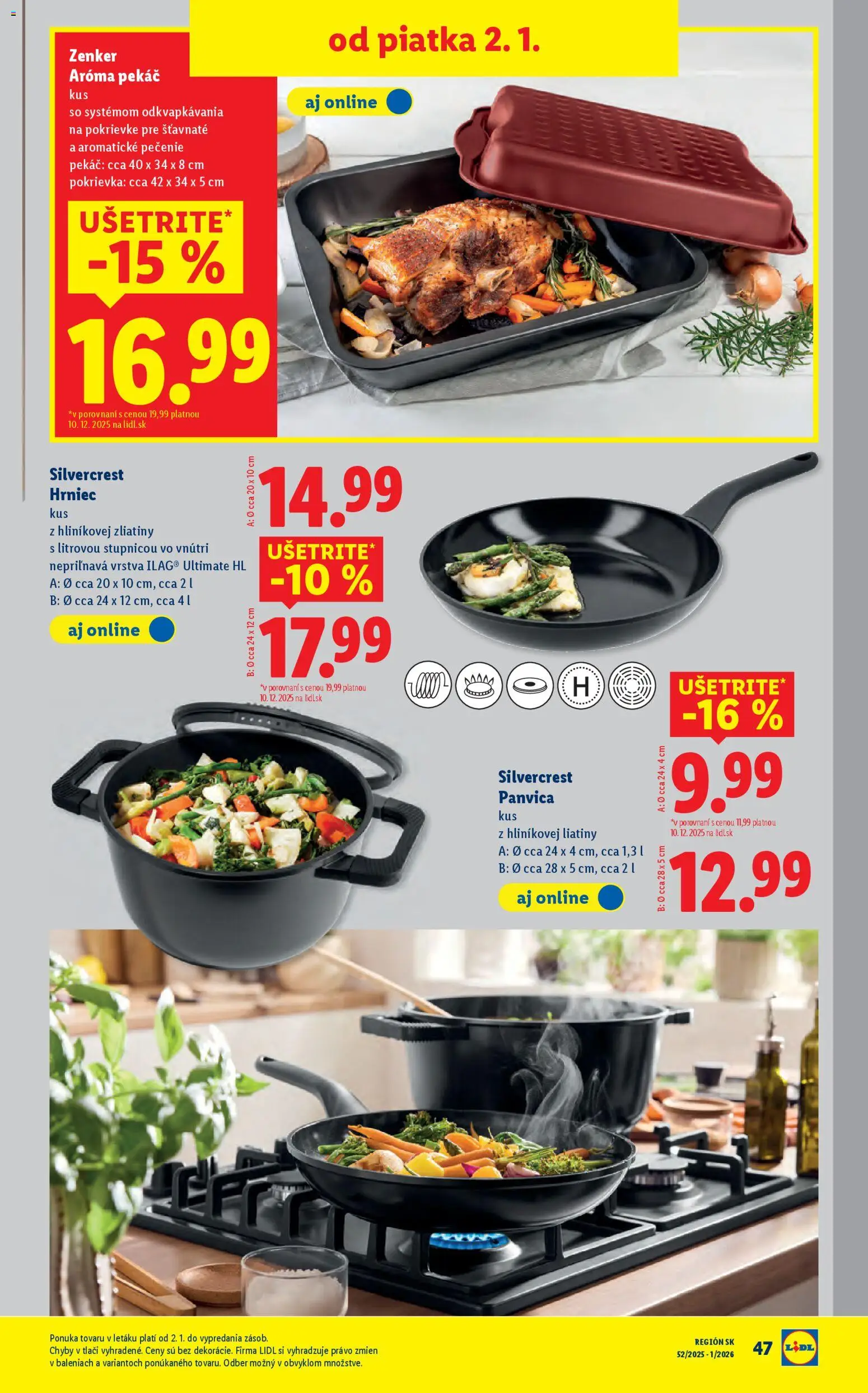 Nové Lidl akcie – leták je platný od 27.12.2025 | Strana: 87 | Produkty: Panvica