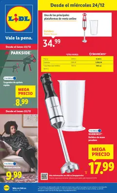 Vista previa Lidl folleto de bazar válido desde el 22.12.2025
