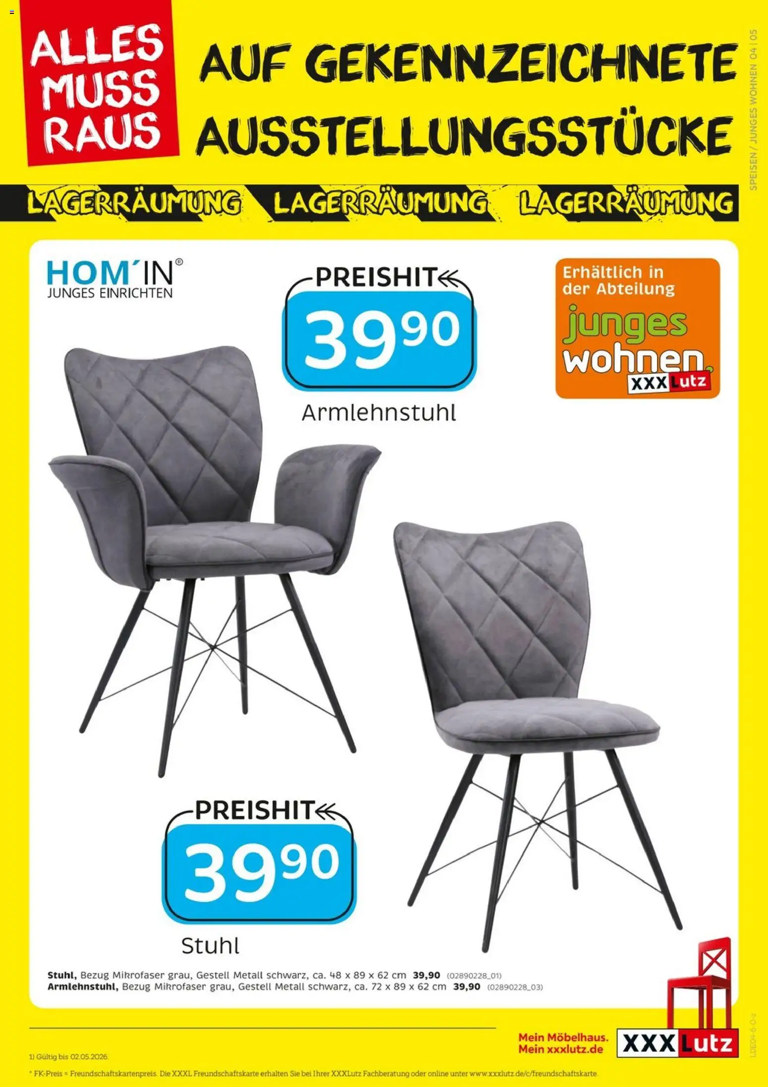 XXXLutz Prospekt 	 – gültig ab 18.04.2026 | Seite: 5 | Produkte: Stuhl