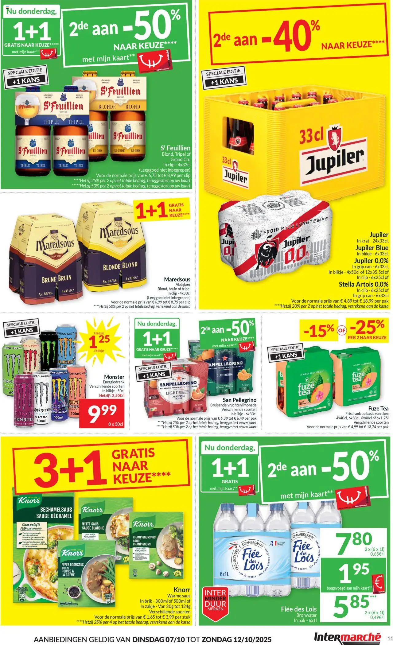 {H1} | Pagina: 11 | Producten: Frisdrank, Saus, Crème, Kaart