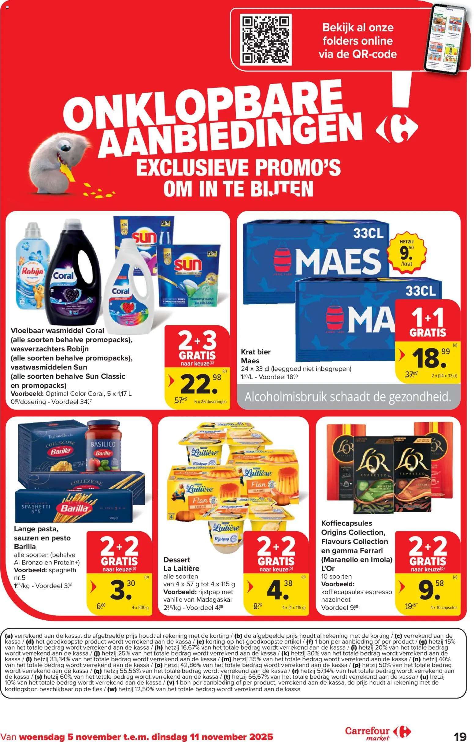 {H1} | Pagina: 19 | Producten: Folders, Graham liszt, Wasmiddel, Koffiecapsules