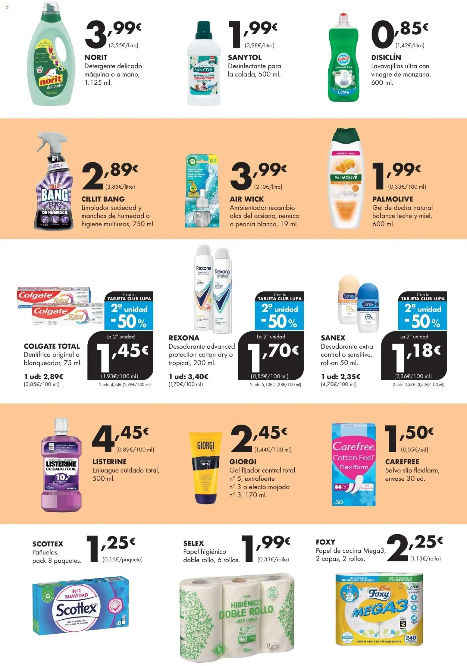 Lupa Supermercados - Tus vecinos de confianza │ válido desde el 05.02.2026 | Página: 14 | Productos: Detergente, Cocina, Lavavajillas, Δεξαμενή