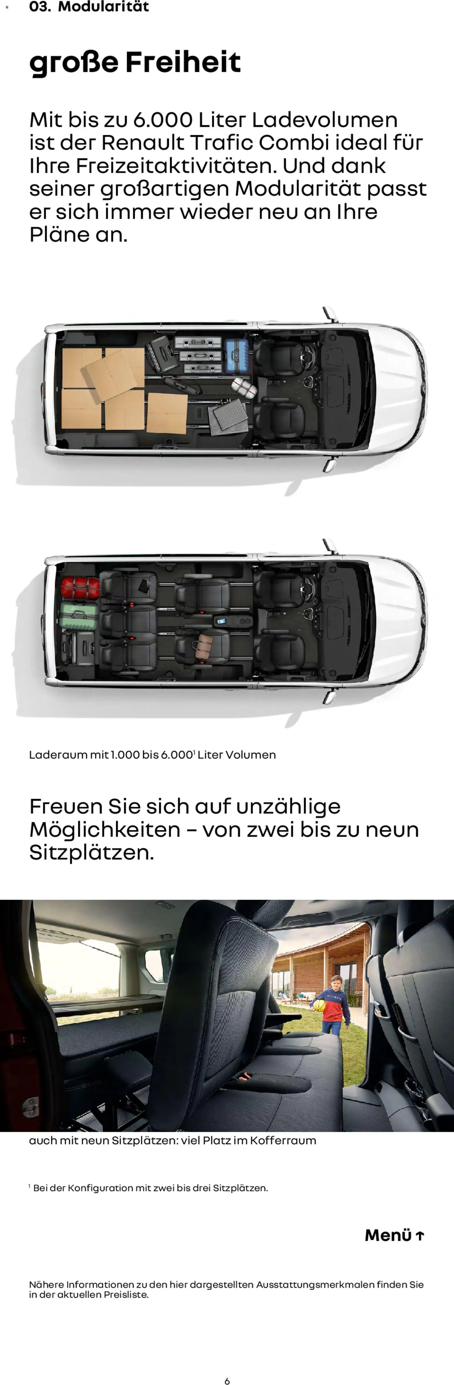 Renault Trafic Combi – gültig ab 15.01.2026 | Seite: 6