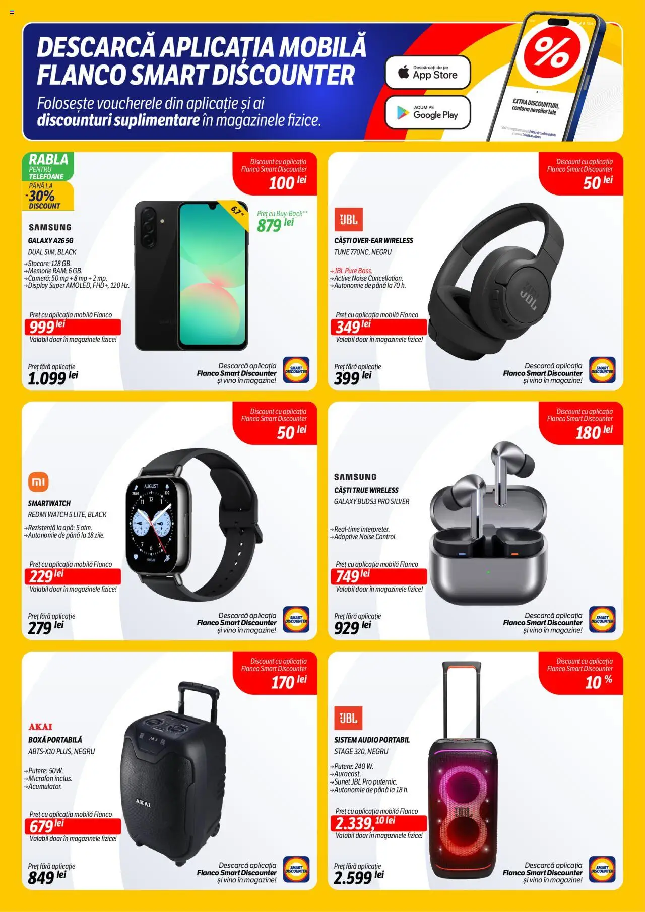 Noul catalog Flanco – valabil de la 11.09.2025 | Pagină: 3 | Produse: Memorie, Audio, Microfon, Apă