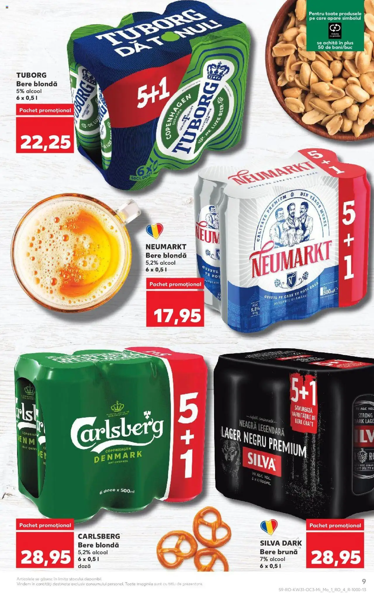 Catalog Kaufland - Bârlad – valabil de la 30.07.2025 | Pagină: 9 | Produse: Bere