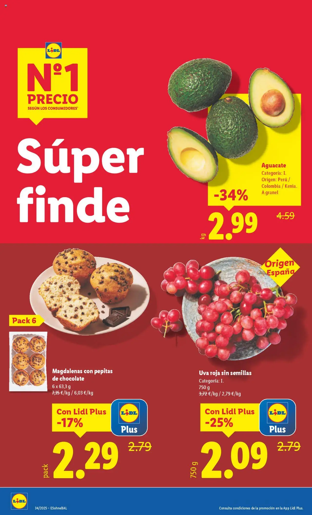 Lidl catálogo BCN │ válido desde el 18.08.2025 | Página: 24 | Productos: Chocolate, Magdalenas