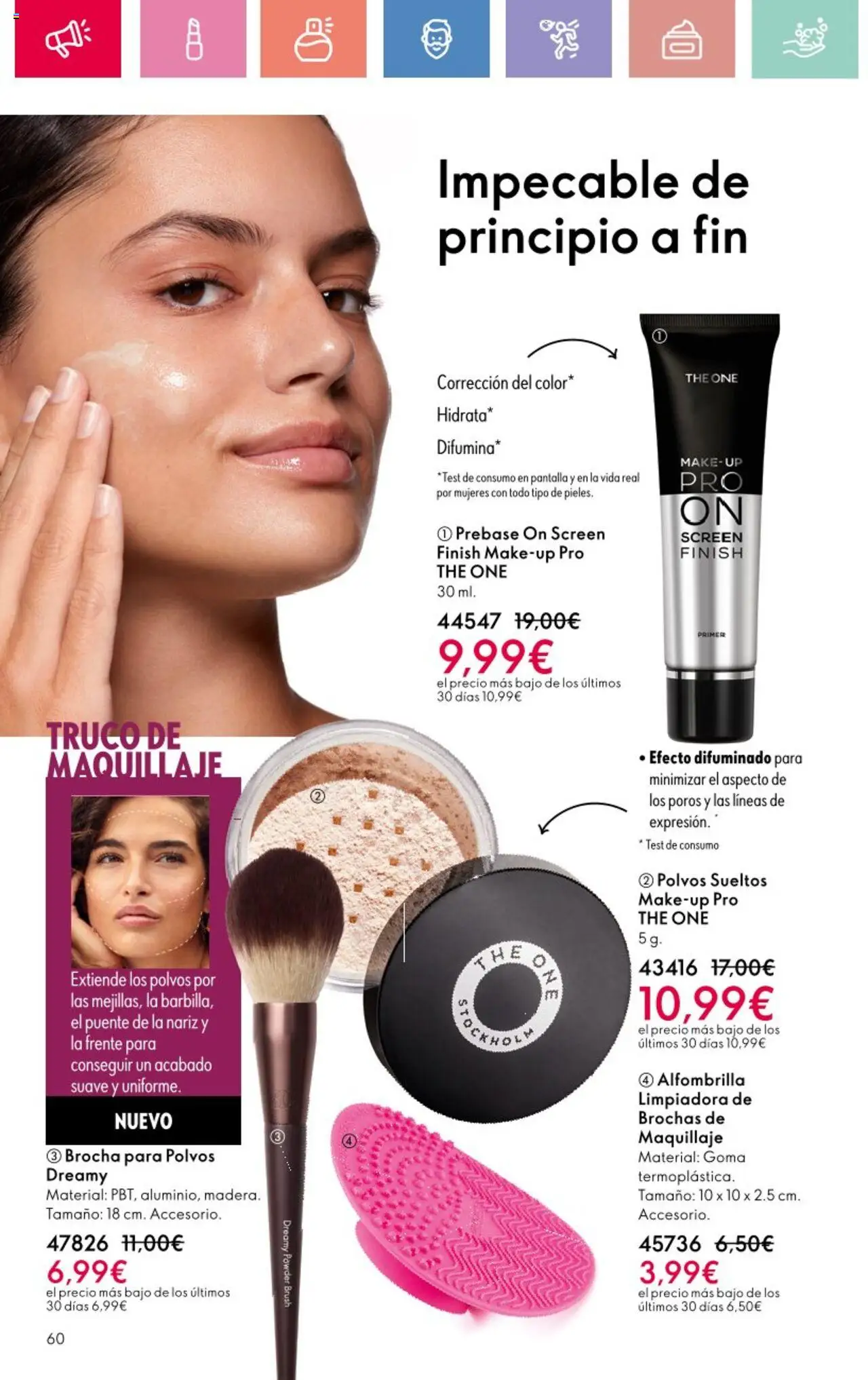 Oriflame - Catálogo Campaña 12 │ válido desde el 24.08.2025 | Página: 60 | Productos: Maquillaje, Alfombrilla, Brocha