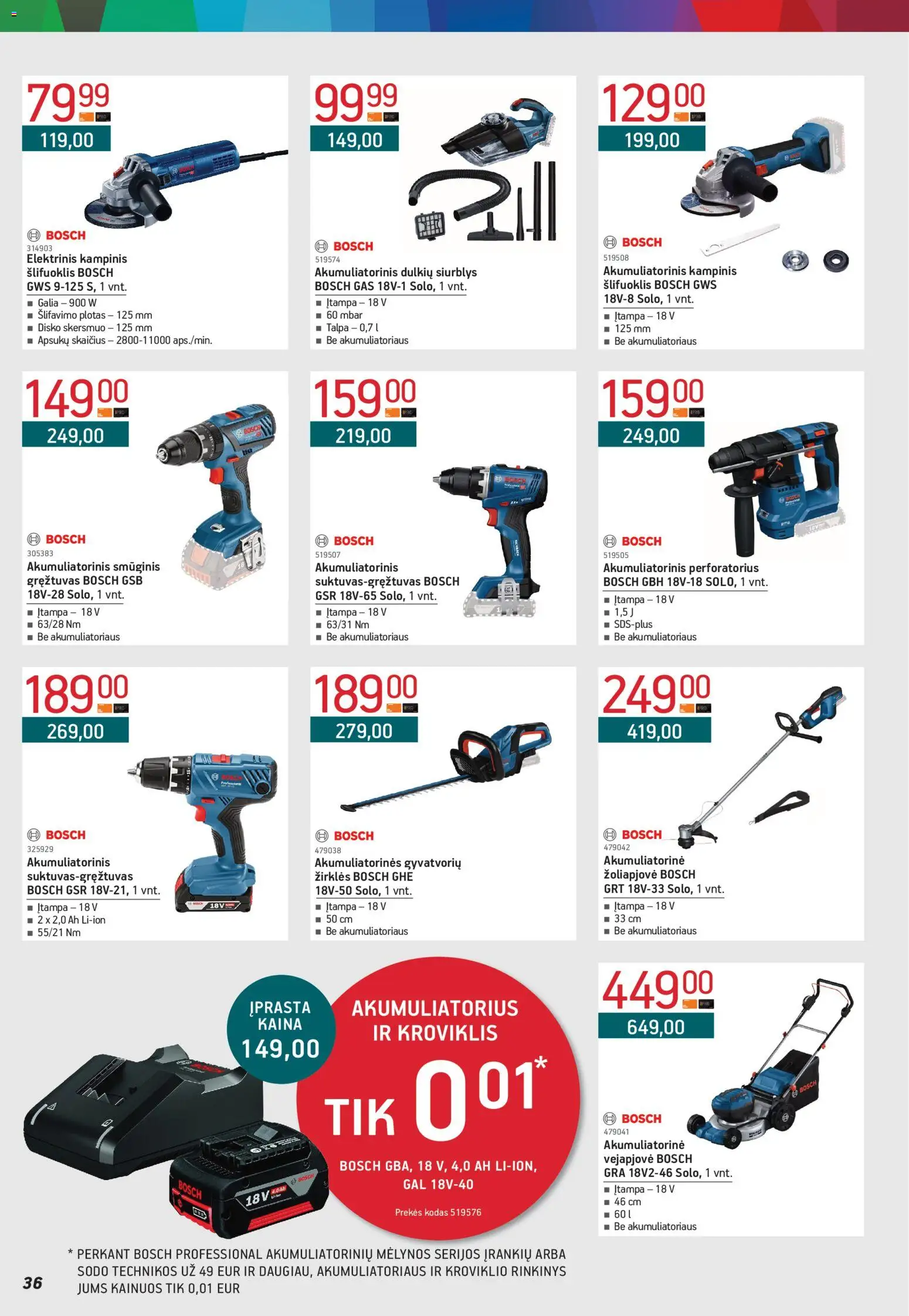 ERMITAŽAS akcijos nuo 02.03.2026 | Puslapis: 36 | Prekių: Akumuliatorius
