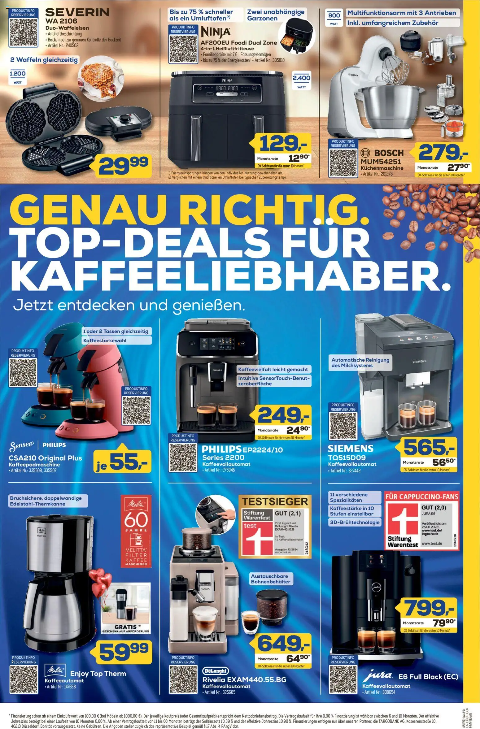 Euronics Schnäppchen für Zuhause! – gültig ab 30.10.2025 | Seite: 9 | Produkte: Siemens, Kaffee, Waffeln, Kaffeevollautomat
