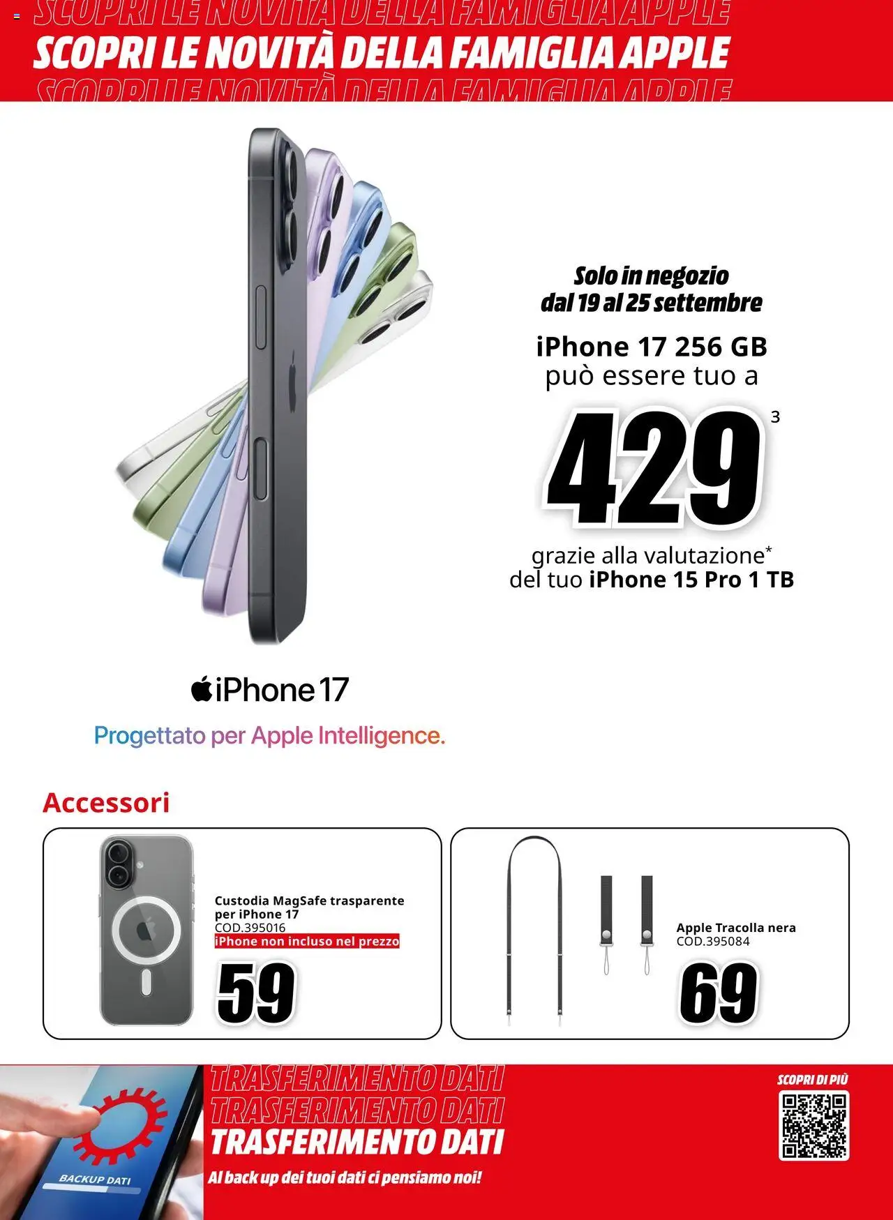 Volantino Media World del 22.09.2025 | Pagina: 4 | Prodotti: Iphone