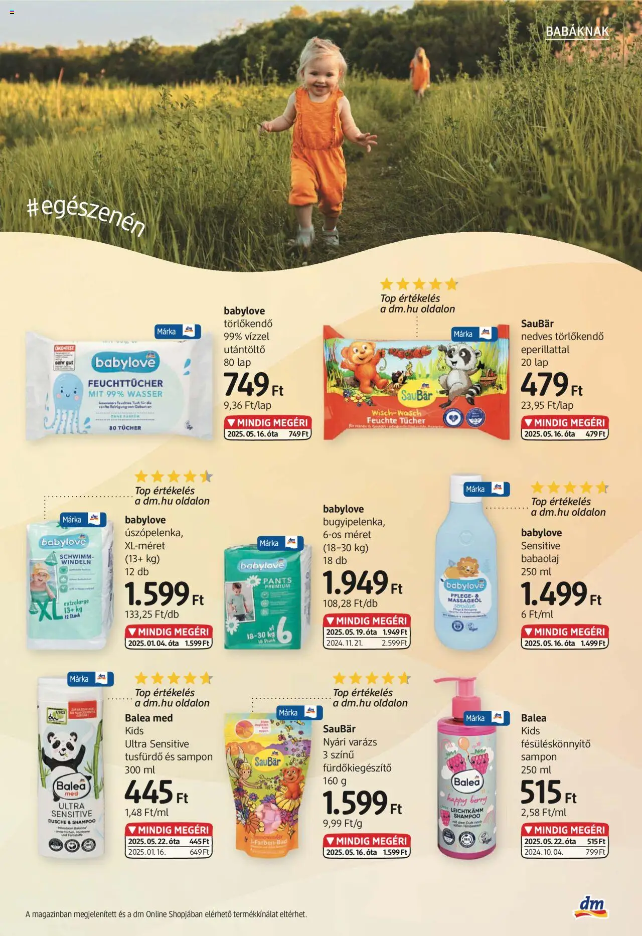 DM Drogerie Markt akciós ujság - amely érvényes a következő dátumtól: 17.07.2025 | Oldal: 15 | Termékek: Törlőkendő, Nedves törlőkendő, Sampon, Tusfürdő