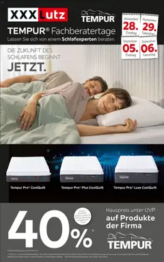 XXXL Lutz - TEMPUR ab 23.11.2025 gültig