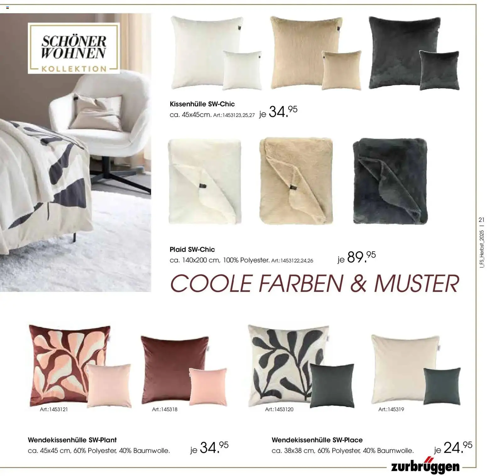 Zurbrüggen - Zurbrüggen: Raum für neue Lieblingsstücke – gültig ab 19.10.2025 | Seite: 21