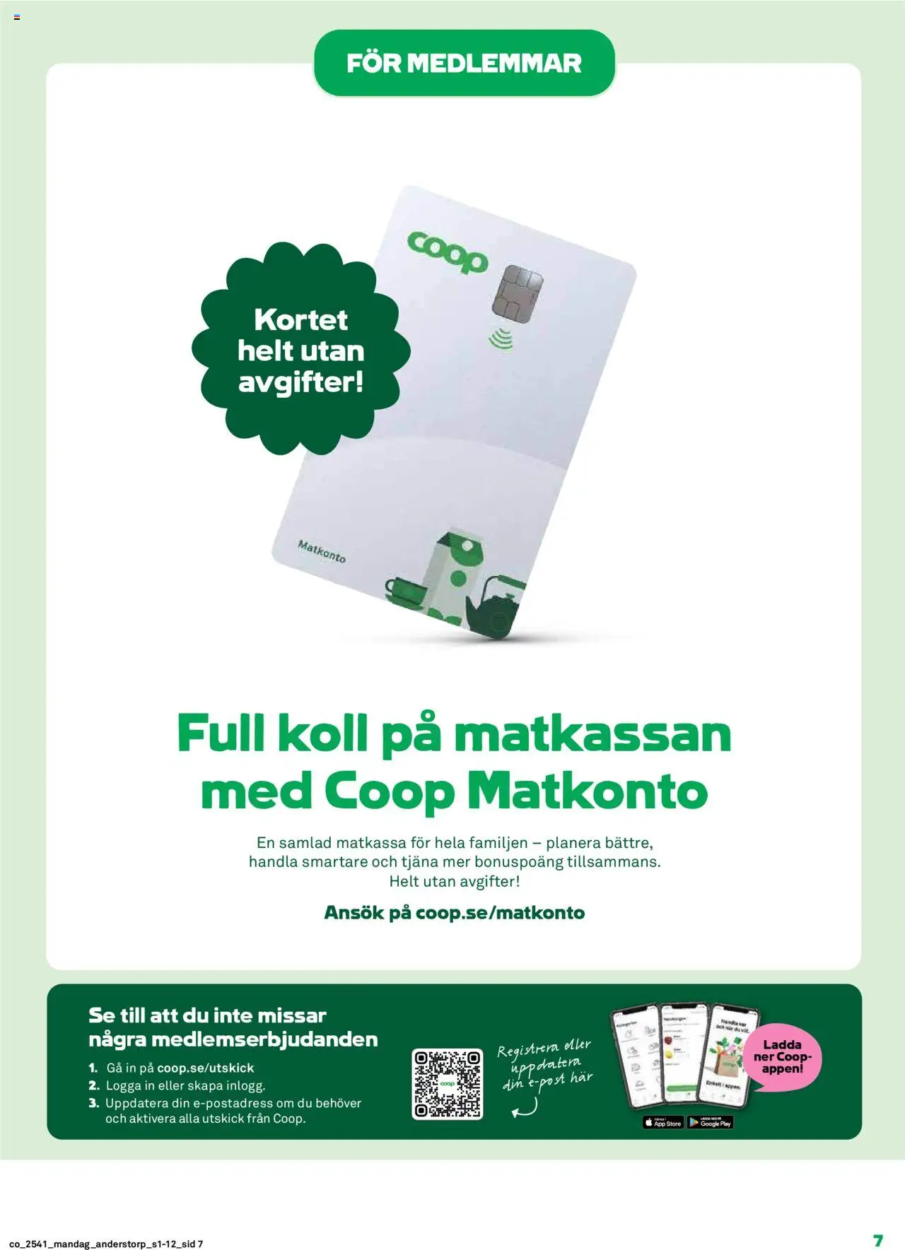 Coop reklamblad aktuell från 06.10.2025 | Sida: 7
