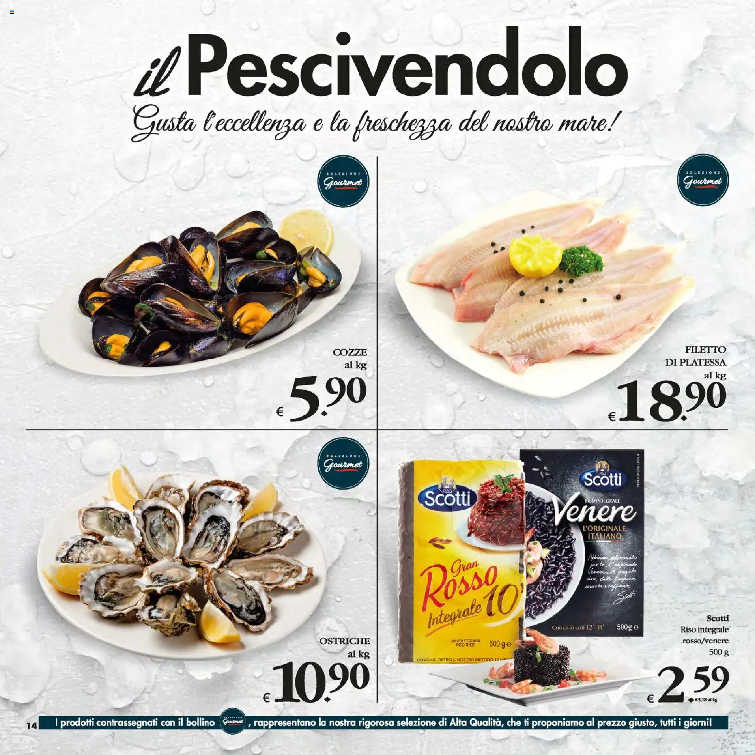 Volantino Decò del 05.01.2026 | Pagina: 14 | Prodotti: Riso, Cozze