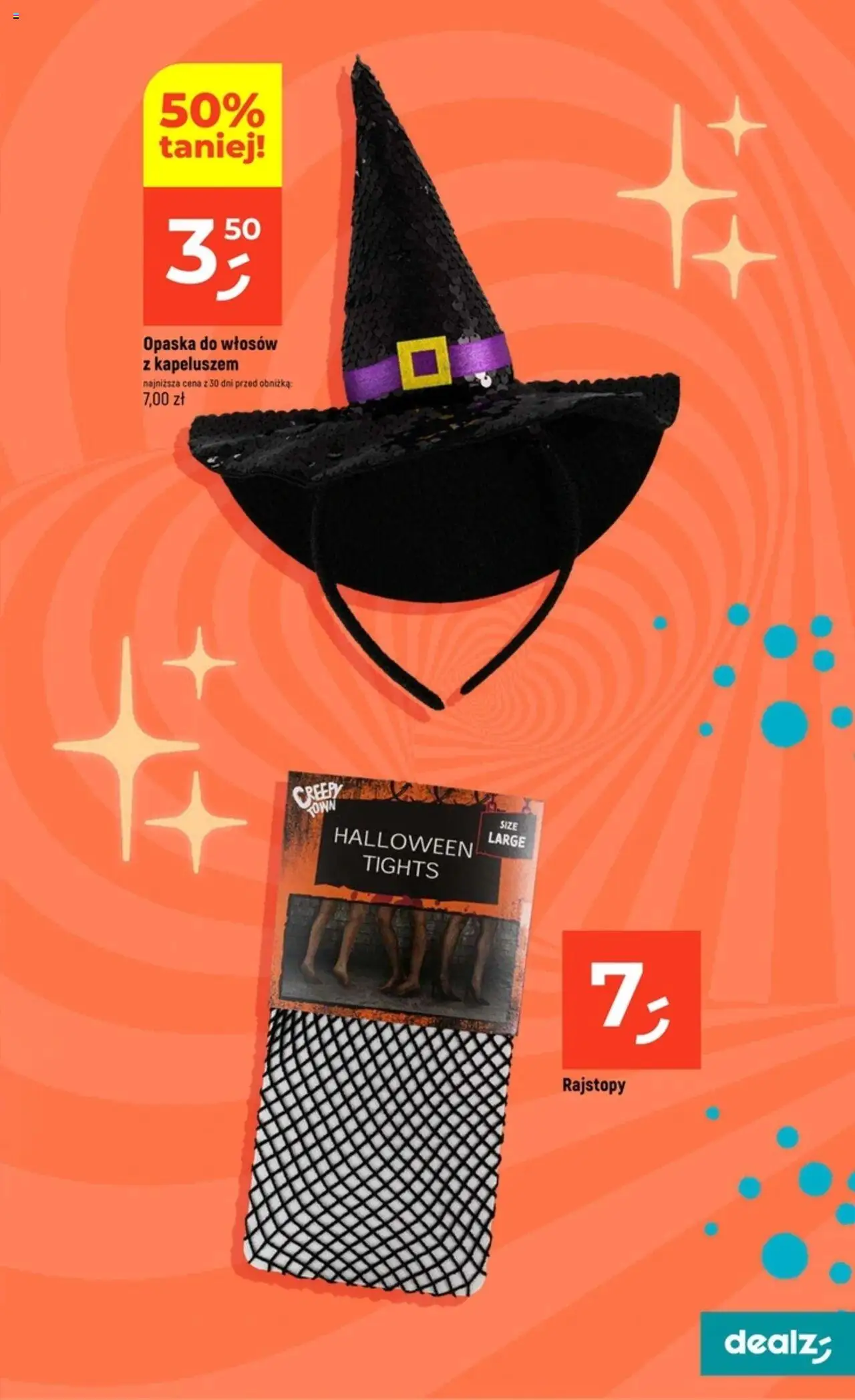 Dealz Gazetka od 16.10.2025 | Strona: 13 | Produkty: Opaska do włosów, Rajstopy