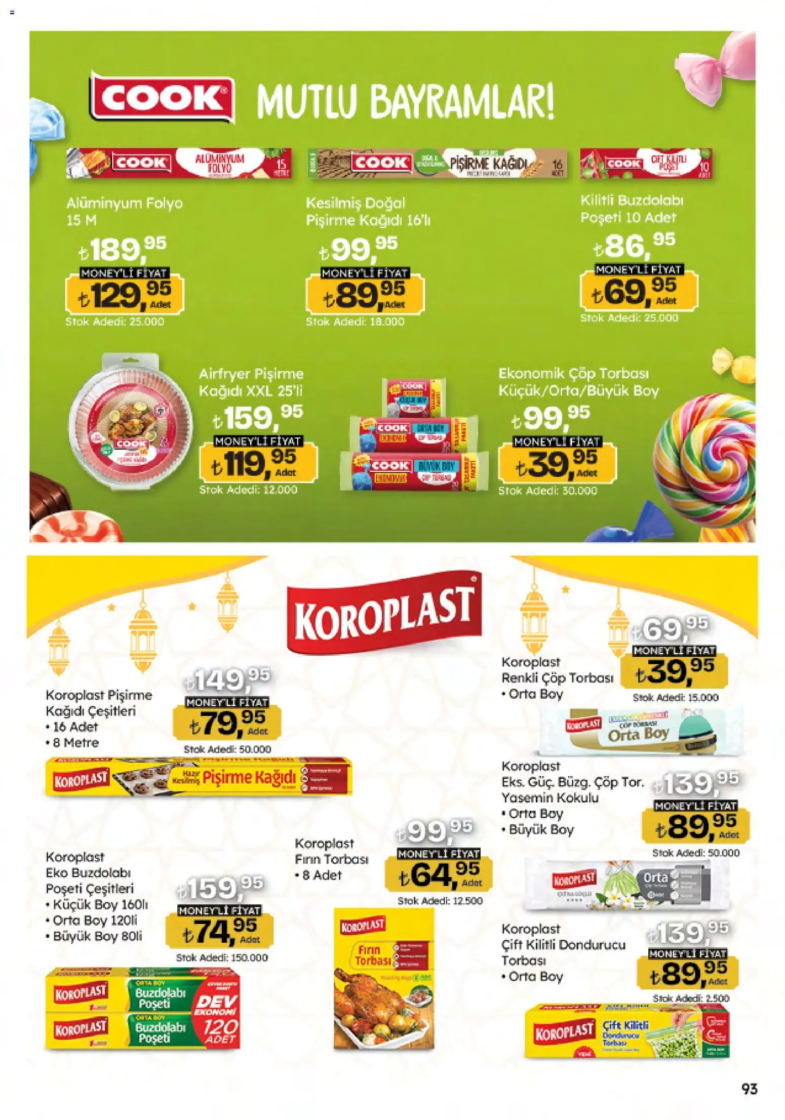 Migros Katalog - 5M Migroskop Dijital - 12.03.2026 tarihinden itibaren geçerlidir | Sayfa: 93 | Ürünler: Çöp torbası, Yasemin, Dondurucu, Fırın