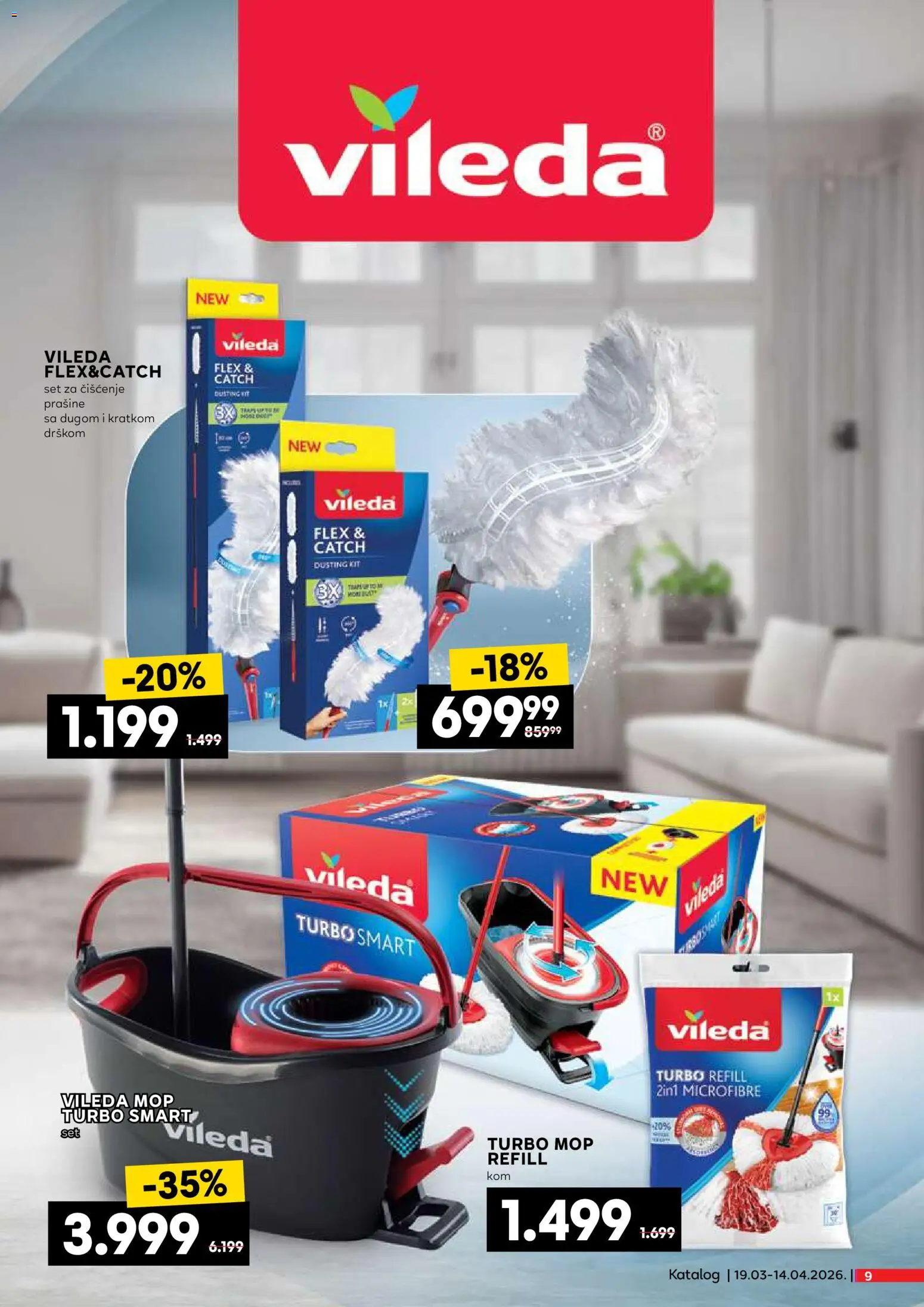 Idea katalog Neprehrane katalog - važi od 19.03.2026 | Strana: 9 | Proizvode: Vileda