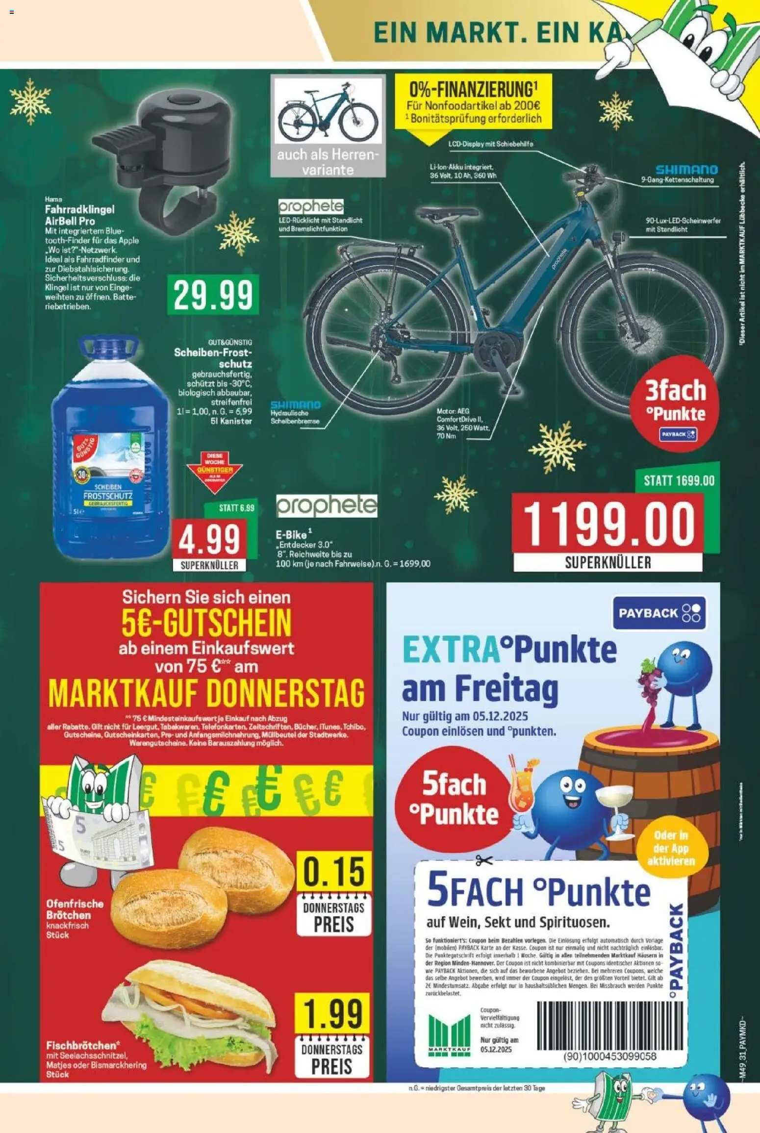 Marktkauf Prospekt 	 – gültig ab 01.12.2025 | Seite: 31 | Produkte: AEG, Sekt, Ofenfrische, Apple