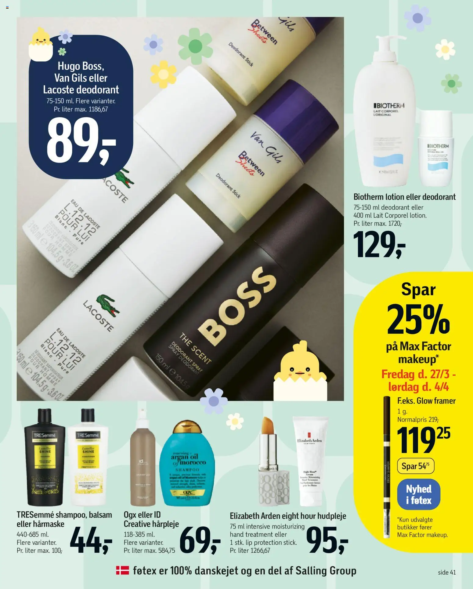 Føtex tilbudsavis – gyldig fra 27.03.2026 | Side: 53 | Produkter: Hårmaske, Shampoo, Balsam, Deodorant