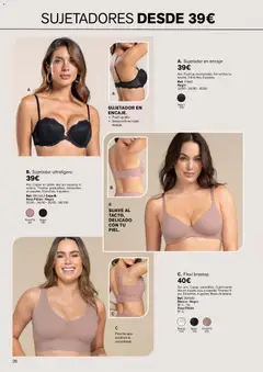 Vista previa Leonisa folleto válido desde el 01.03.2026 | Página: 28 | Productos: Sujetador en encaje