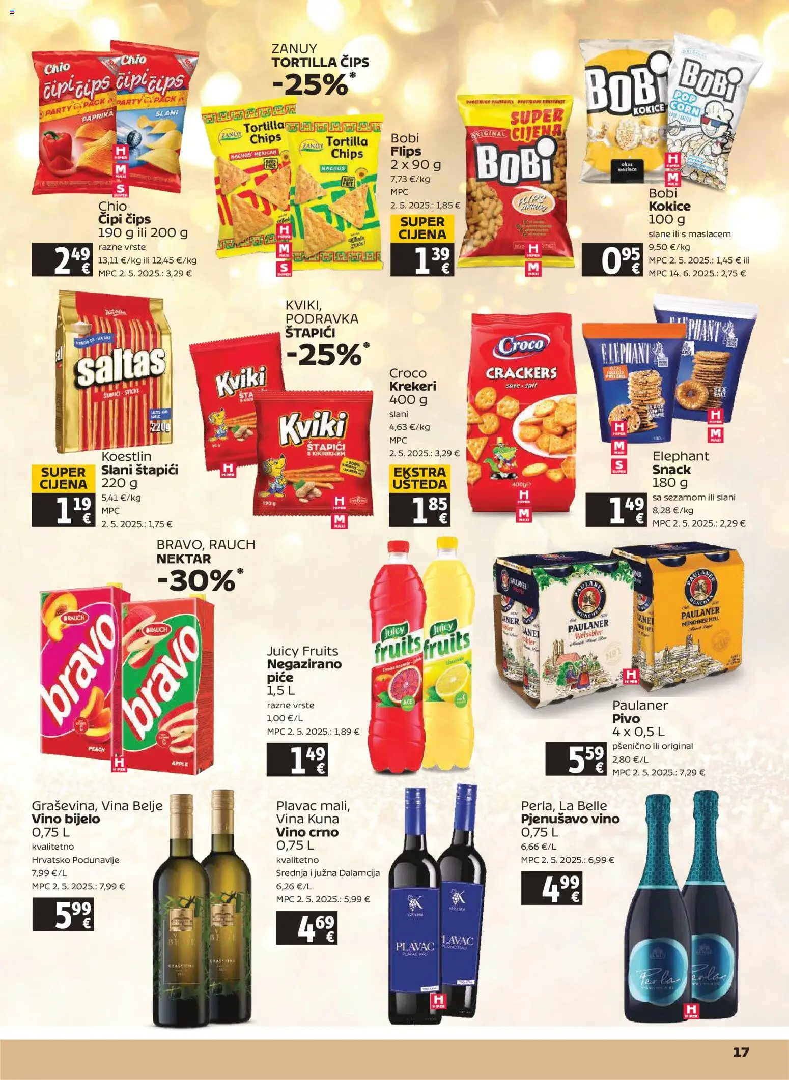 Tommy katalog | vrijedi od 29.12.2025 | Stranica: 17 | Proizvodi: Maslac, Pivo, Paprika, Krekeri