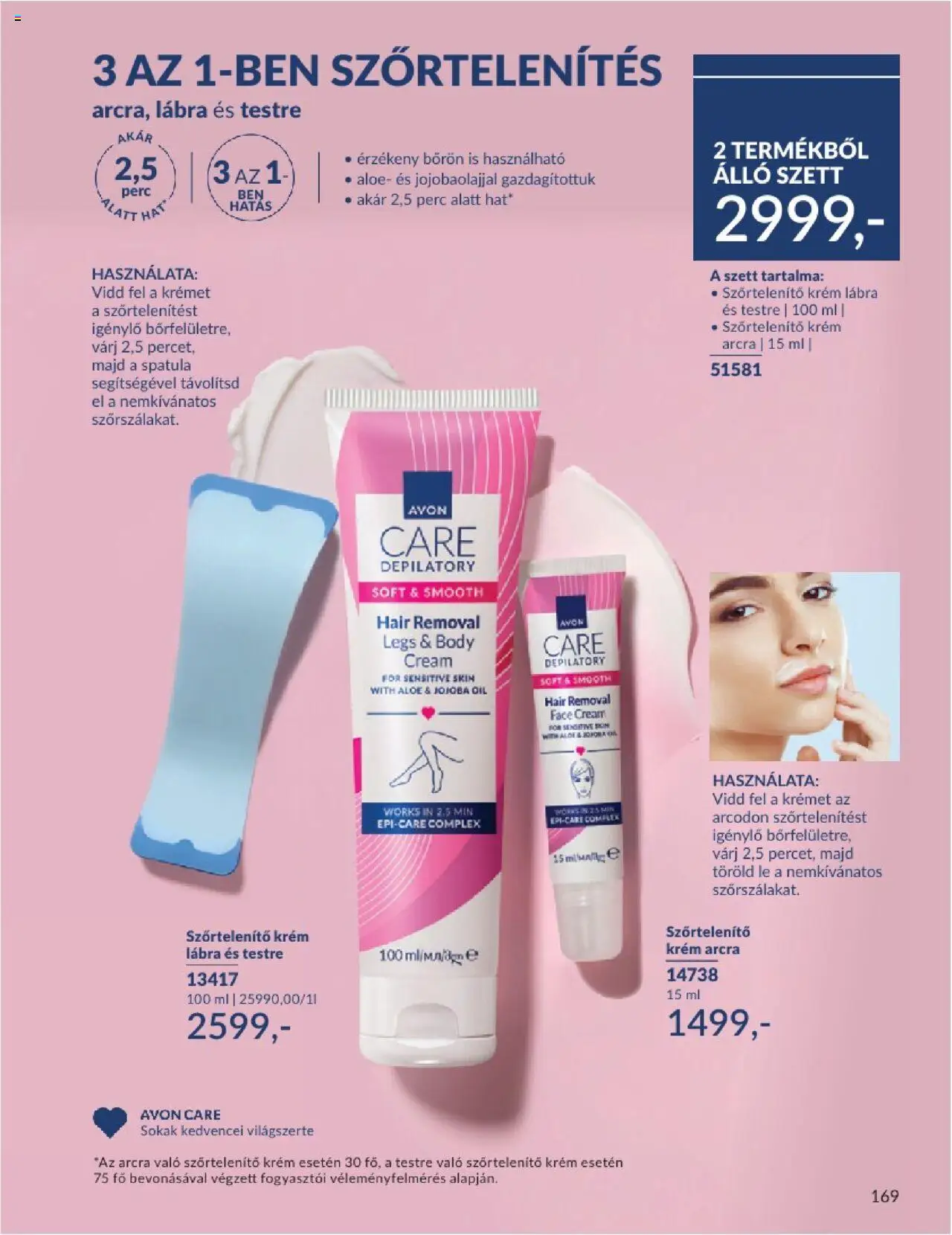Avon akciós ujság - amely érvényes a következő dátumtól: 01.06.2025 | Oldal: 169 | Termékek: Body, Szőrtelenítő, Szőrtelenítő krém