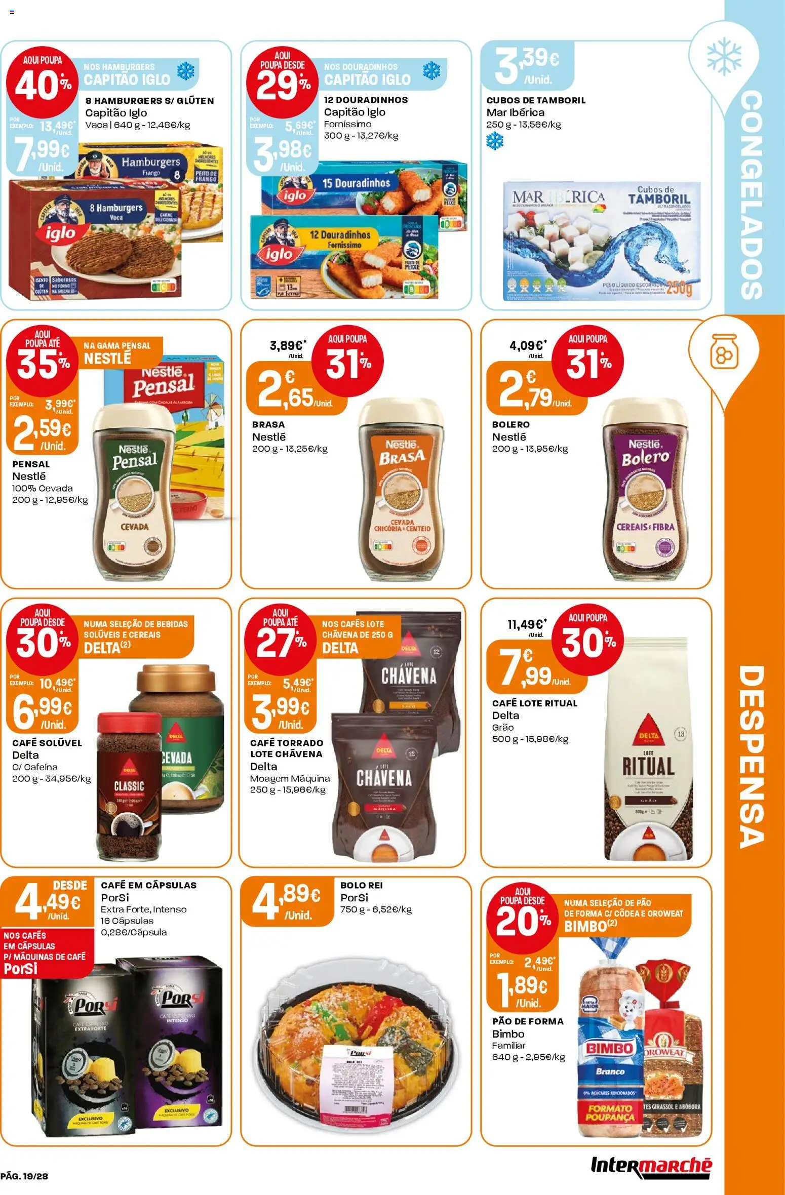 Intermarché Folheto Contact │ válido de 26.12.2025 | Página: 19 | Produtos: Frango, Abóbora, Peixe, Cereais