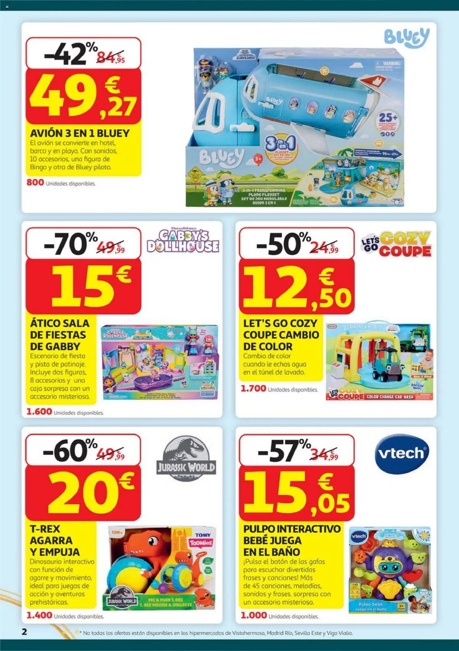 Alcampo - Joguines HG Cat │ válido desde el 23.10.2025 | Página: 2 | Productos: Juega, Caja, Baño