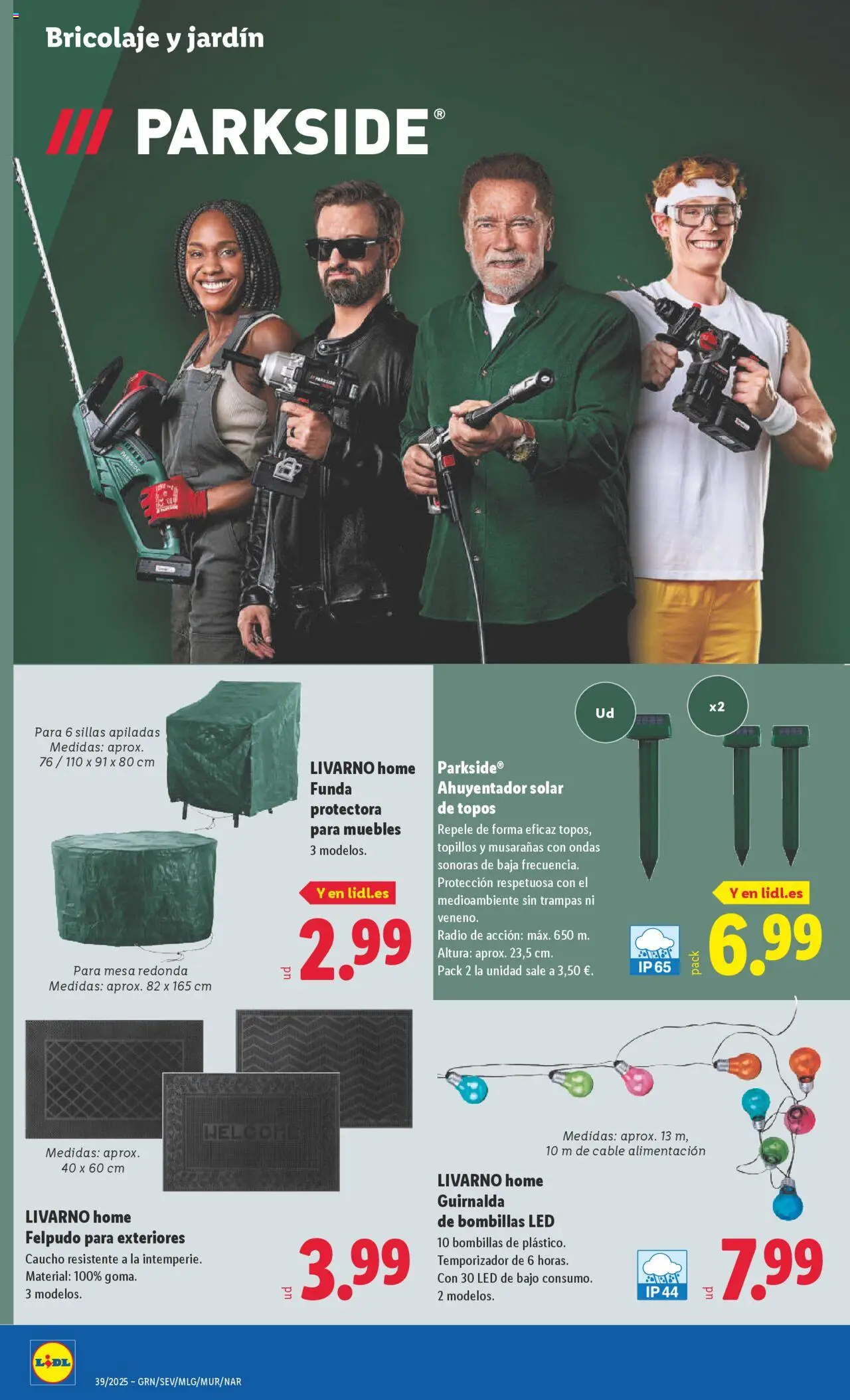 Lidl folleto de bazar │ válido desde el 22.09.2025 | Página: 16 | Productos: Muebles, Radio, Mesa, Felpudo
