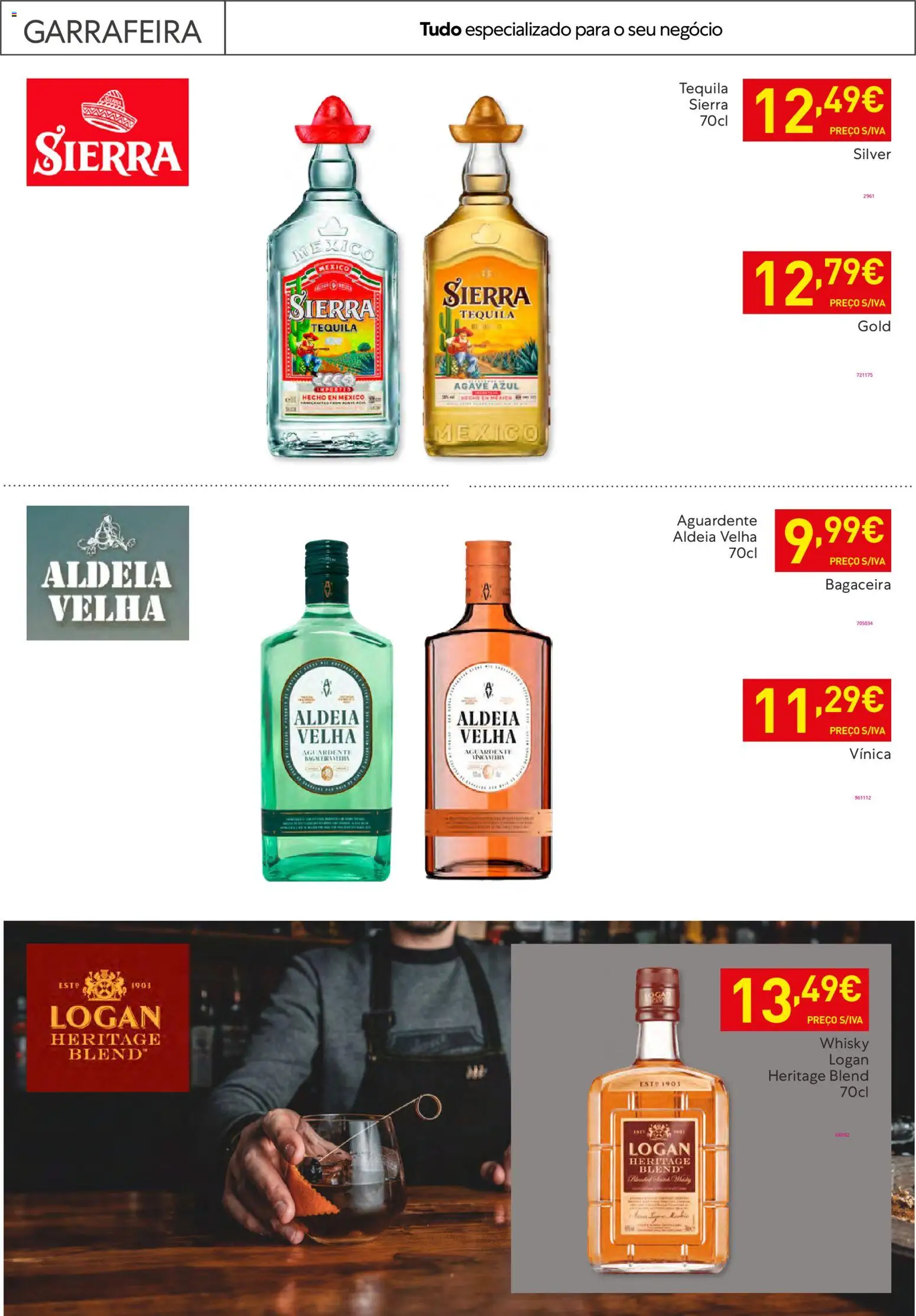 Recheio - Horeca Bons Negócios │ válido de 24.02.2026 | Página: 34 | Produtos: Whisky, Tequila
