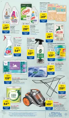 Tesco leták - Hypermarket od 16.07.2025 | Strana: 15 | Produkty: Prací gel, Utěrky, Coccolino, Vysavač