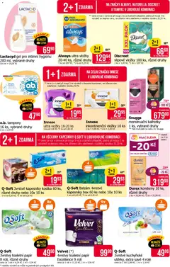 Náhled letáku Q-Soft 3vrstvý toaletní papír, 8 rolí, různé druhy od 04.12.2025 | Strana: 19 | Produkty: Box, Vložky, Kondomy, Inkontinenční vložky