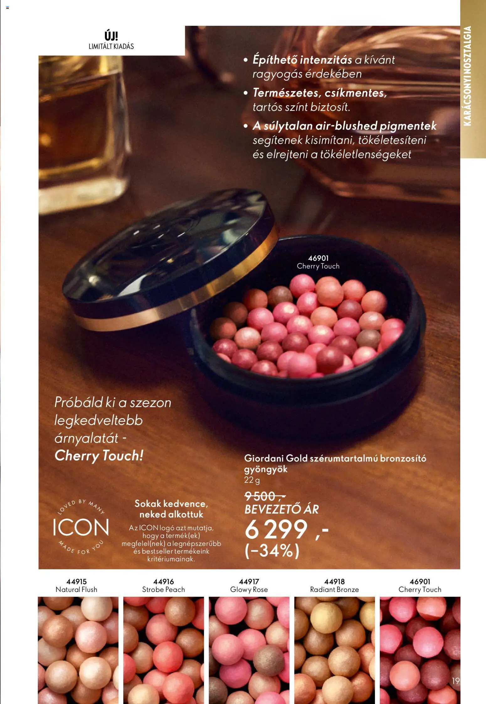 Oriflame akciós ujság - amely érvényes a következő dátumtól: 12.11.2025 | Oldal: 19 | Termékek: Bronzosító