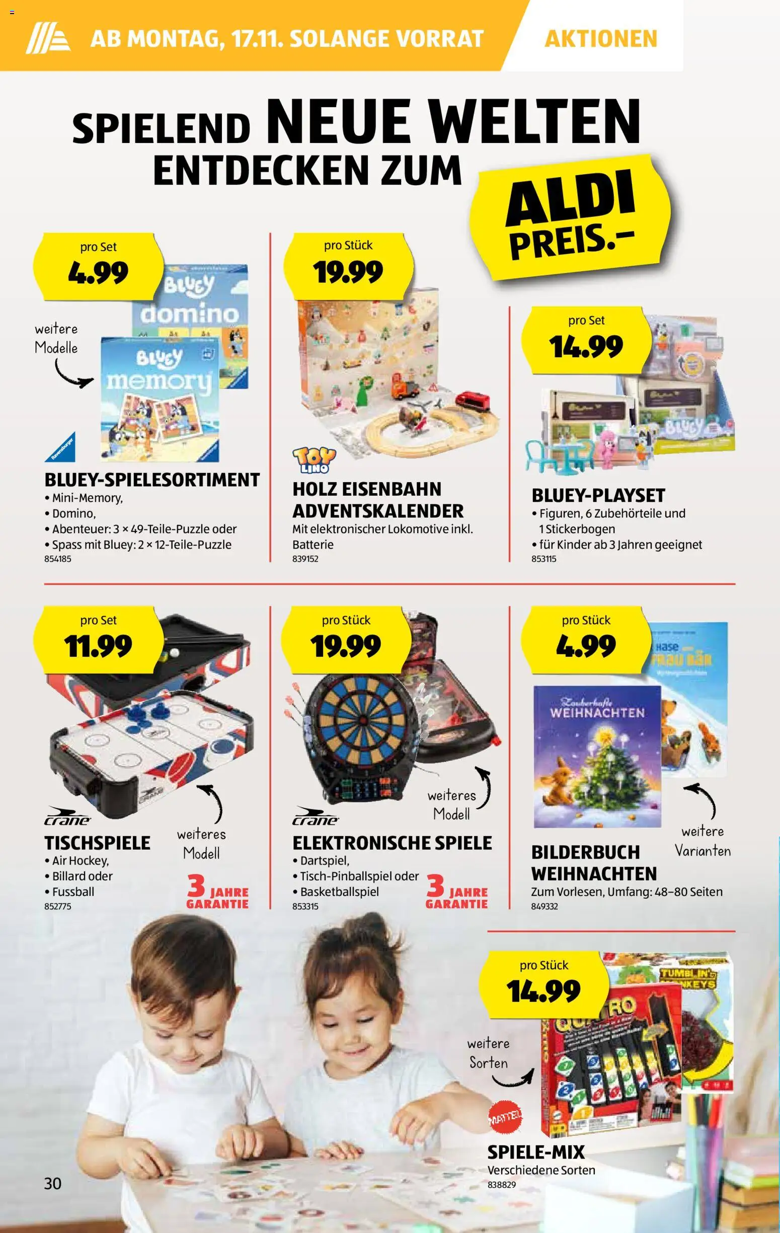 Aldi Aktionen – gültig ab 13.11.2025 | Seite: 31 | Produkte: Batterie, Fußball