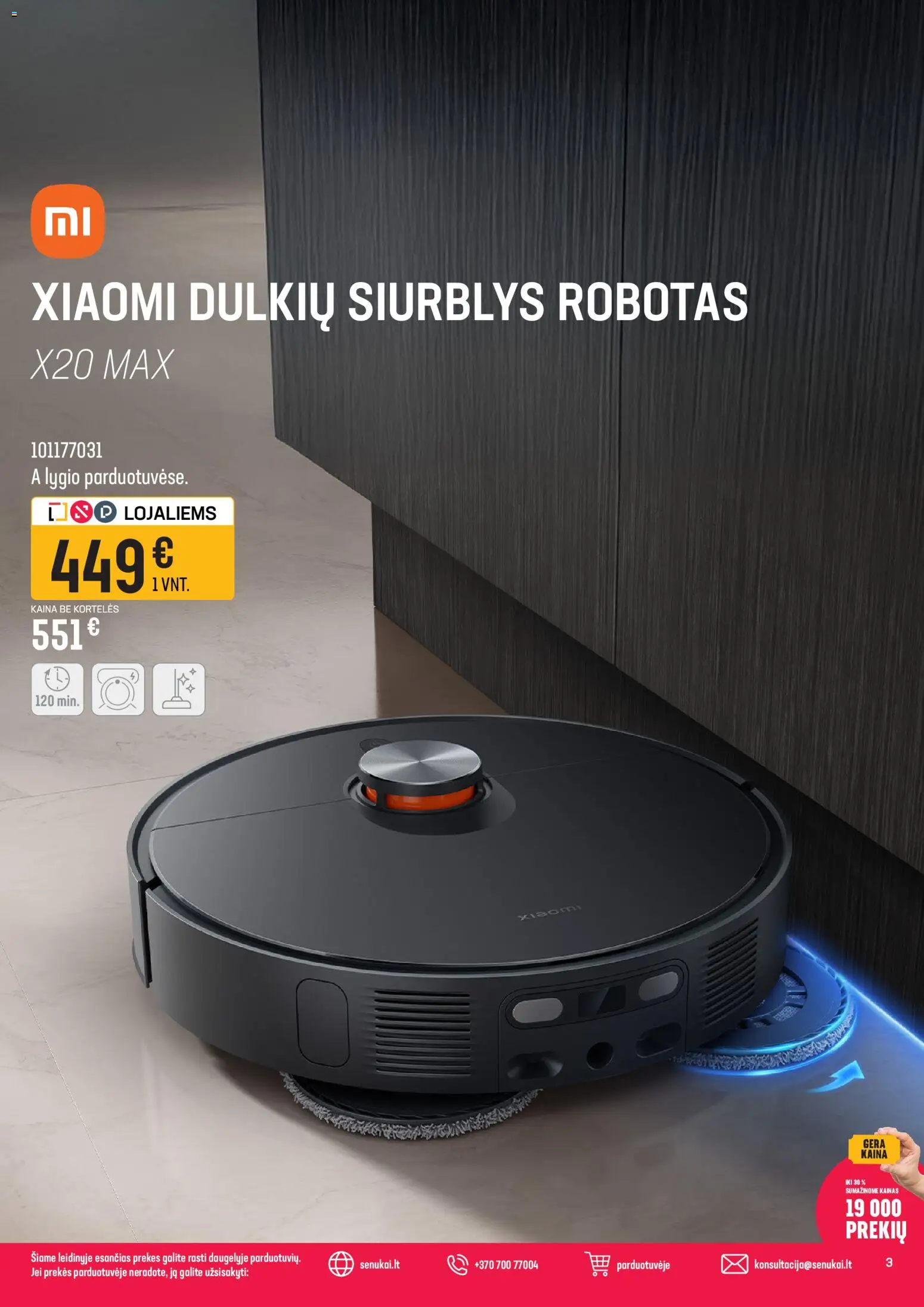 Senukai akcijos nuo 12.03.2026 | Puslapis: 3 | Prekių: Robotas