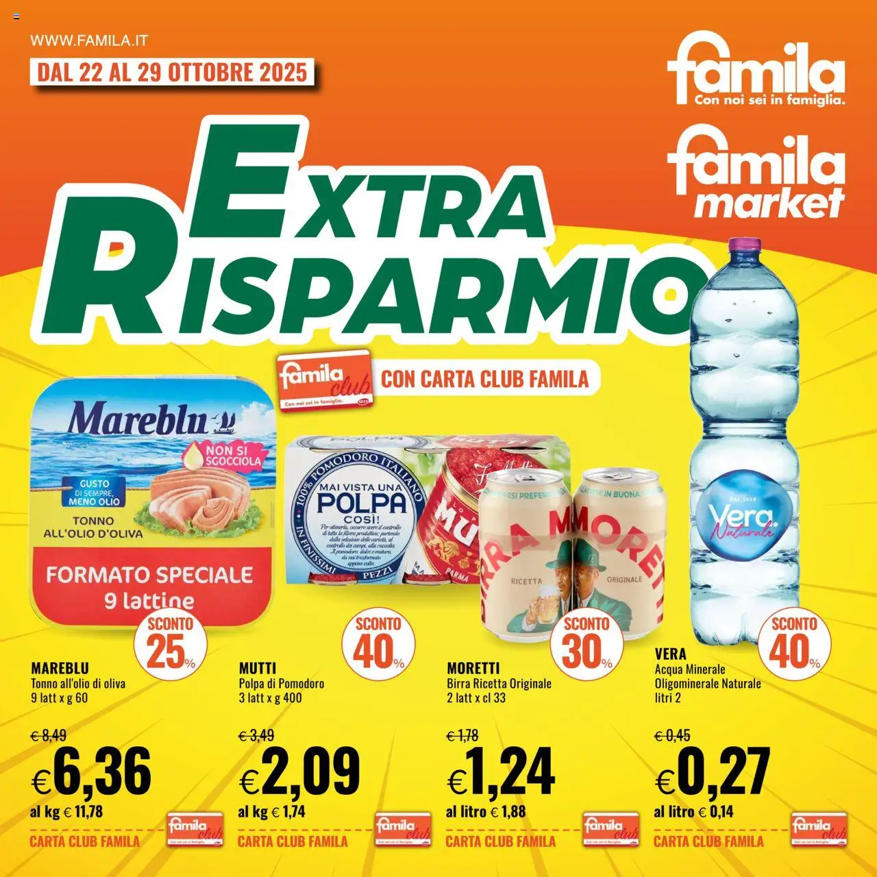 Volantino Famila del 22.10.2025 | Pagina: 1