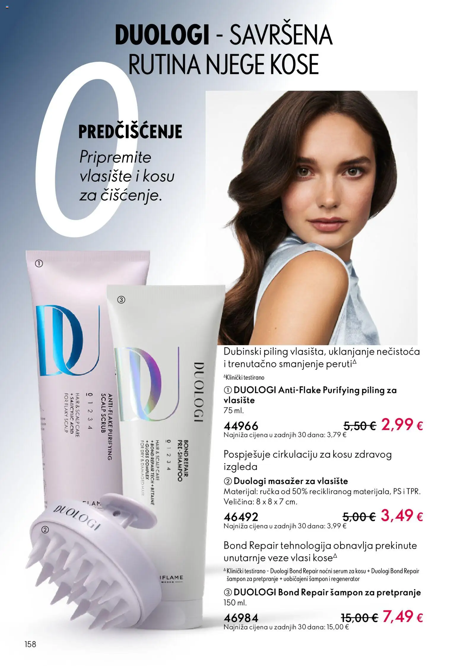 Oriflame katalog | vrijedi od 18.02.2026 | Stranica: 158 | Proizvodi: Serum za kosu, Šampon, Regenerator, Piling