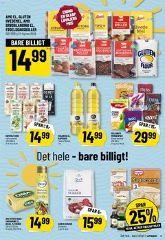 Løvbjerg Tilbudsavis gyldig fra 18.07.2025 | Side: 21 | Produkter: Hvedemel, Kakao, Rugbrød, Focaccia