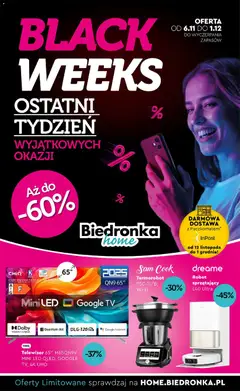 Pogląd oferty "Biedronka Black Friday" - ważna od 06.11.2025