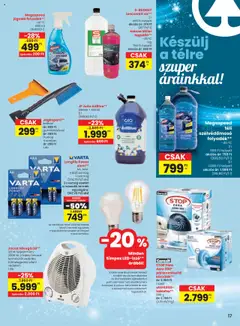 Spar Akciós újság - amely érvényes a következő dátumtól: 24.10.2025 | Oldal: 17 | Termékek: Páramentesítő, Hősugárzó