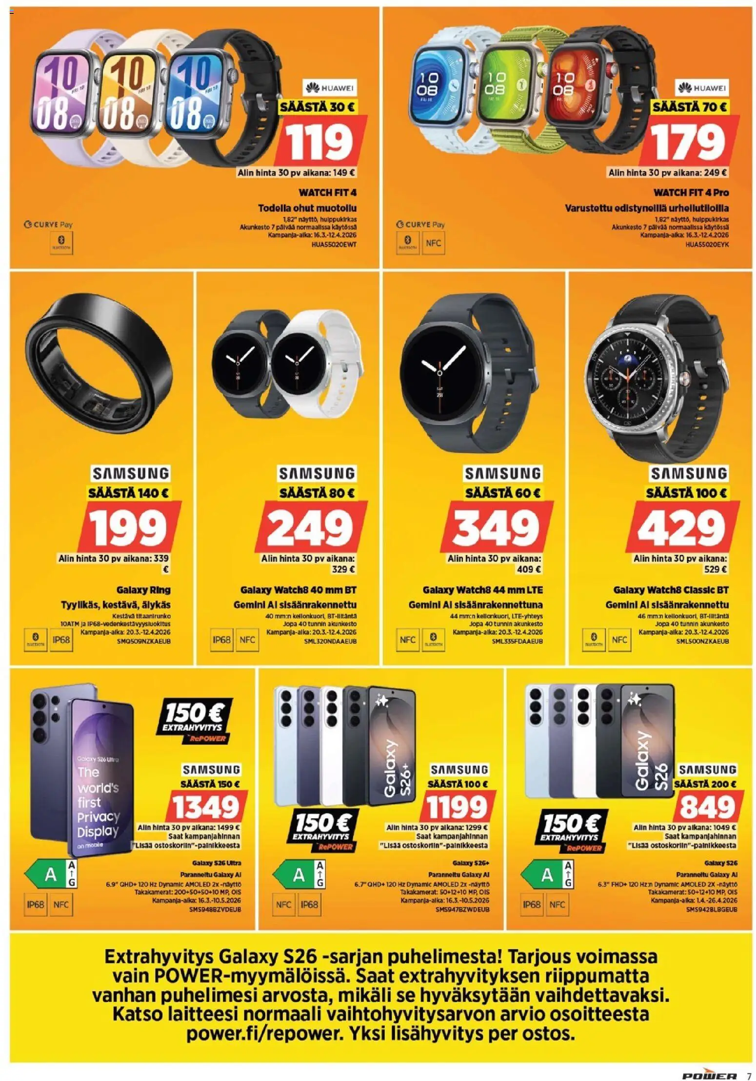 Power tarjoukset – voimassa 21.04.2026 alkaen | Sivu: 7 | Tuotteet: Näyttö