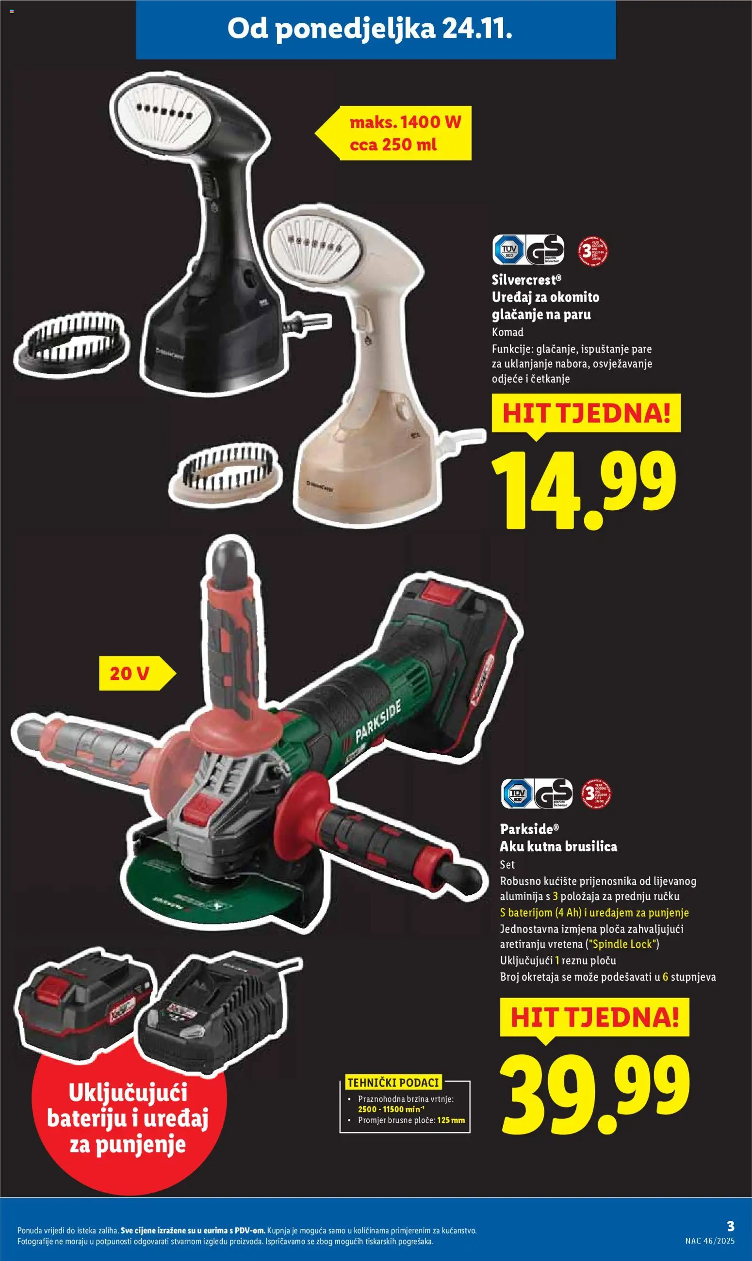 Lidl katalog | vrijedi od 24.11.2025 | Stranica: 3