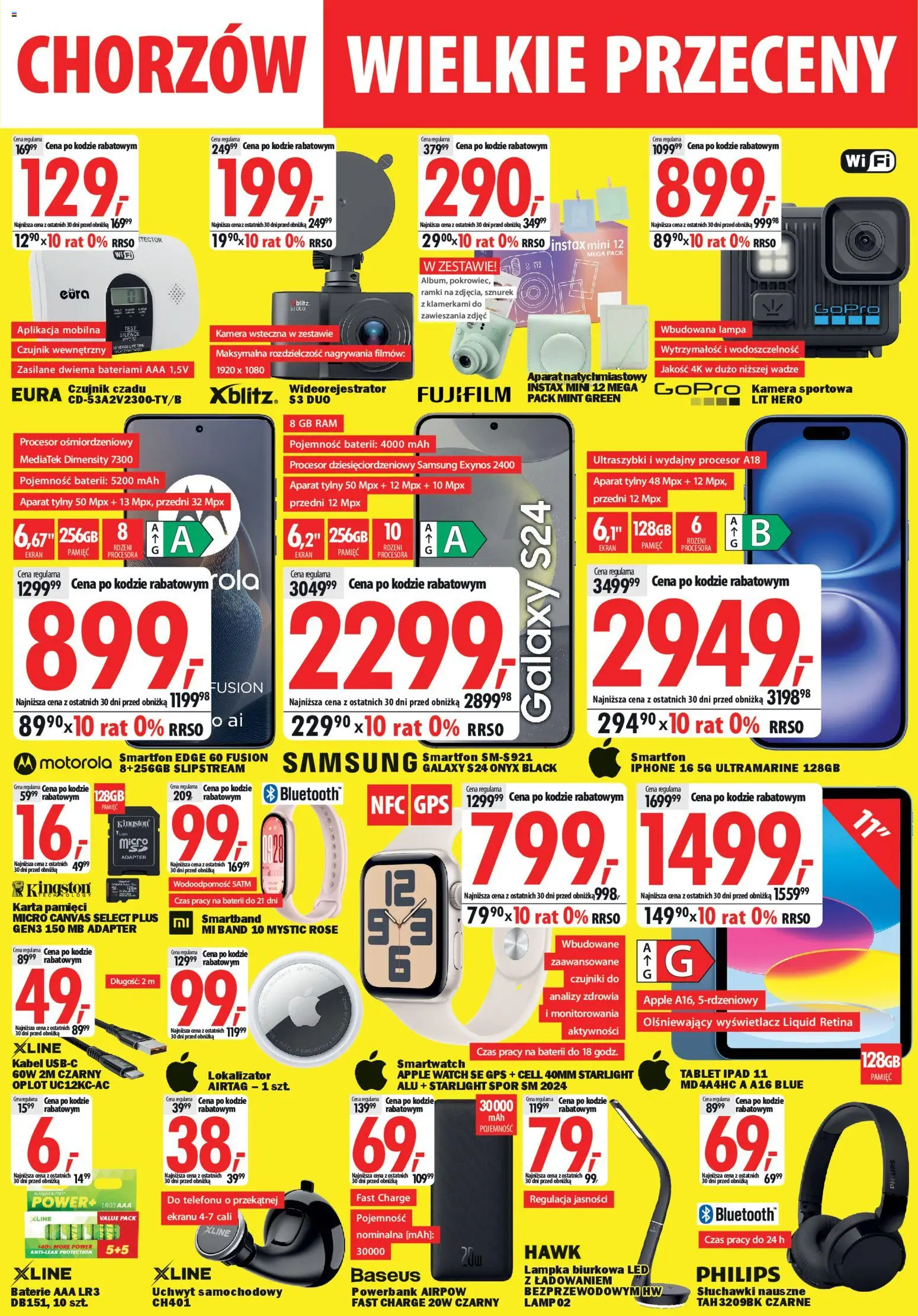 Mediaexpert Gazetka - Wielkie przeceny Chorzów od 29.01.2026 | Strona: 4 | Produkty: Adapter, Powerbank, Baterie, Lampa