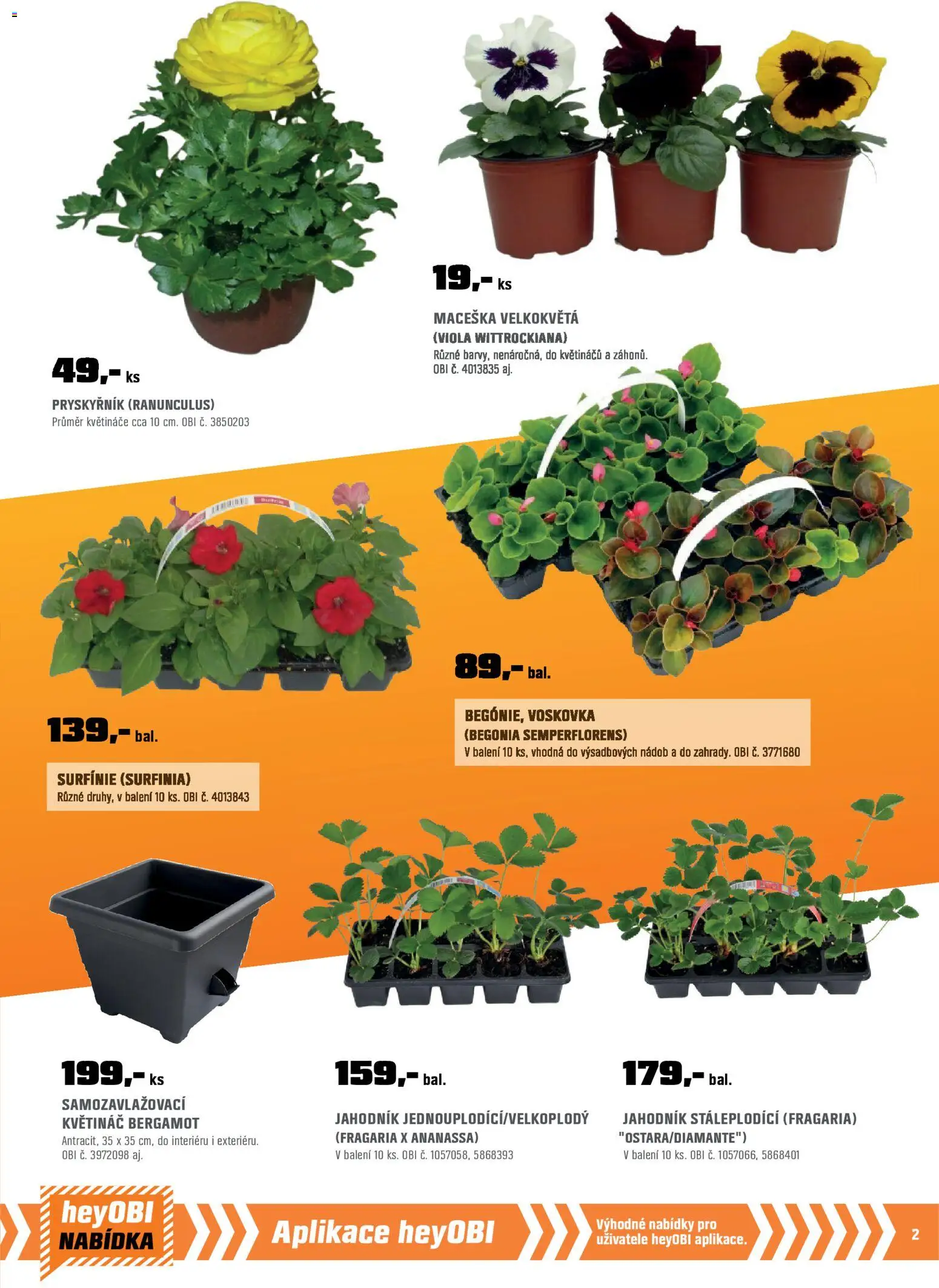 OBI leták - Bobří síla v akci od 01.03.2026 | Strana: 3 | Produkty: Květináče, Květináč