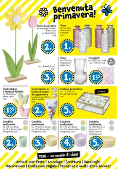 Anteprima del volantino TEDi volantino valido a partire dal 06.03.2026 | Pagina: 25 | Prodotti: Stampa, Scatola, Candela, Decorazioni