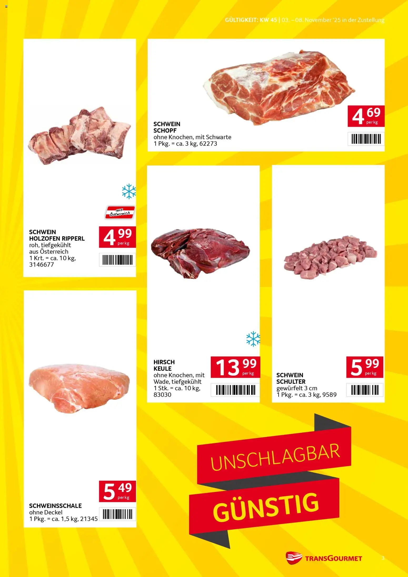 Transgourmet Zustellaktion gültig ab 03.11.2025 | Seite: 3