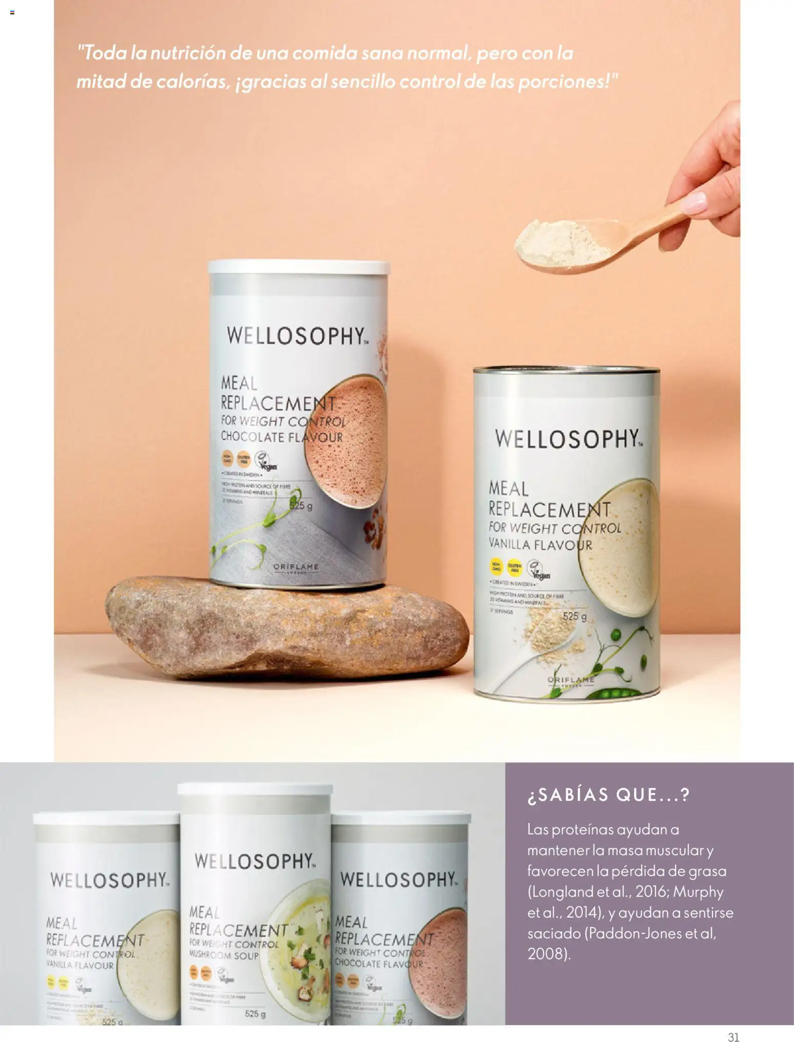 Oriflame - Guía Wellosophy │ válido desde el 01.11.2023 | Página: 31 | Productos: Chocolate