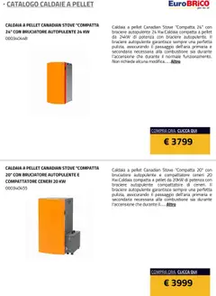 Anteprima del volantino Eurobrico Caldaie catalogo valido a partire dal 23.07.2025 | Pagina: 5 | Prodotti: Pellet, Caldaia